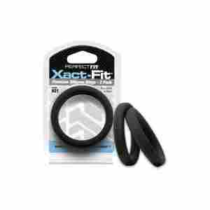 Пенис пръстен #21 Xact-Fit Cockring 2-Pack