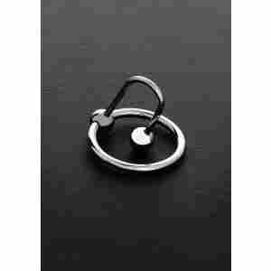 Пенис пръстен с уретерен плъг Full Stop C-Plug with Steel Ring (30mm)