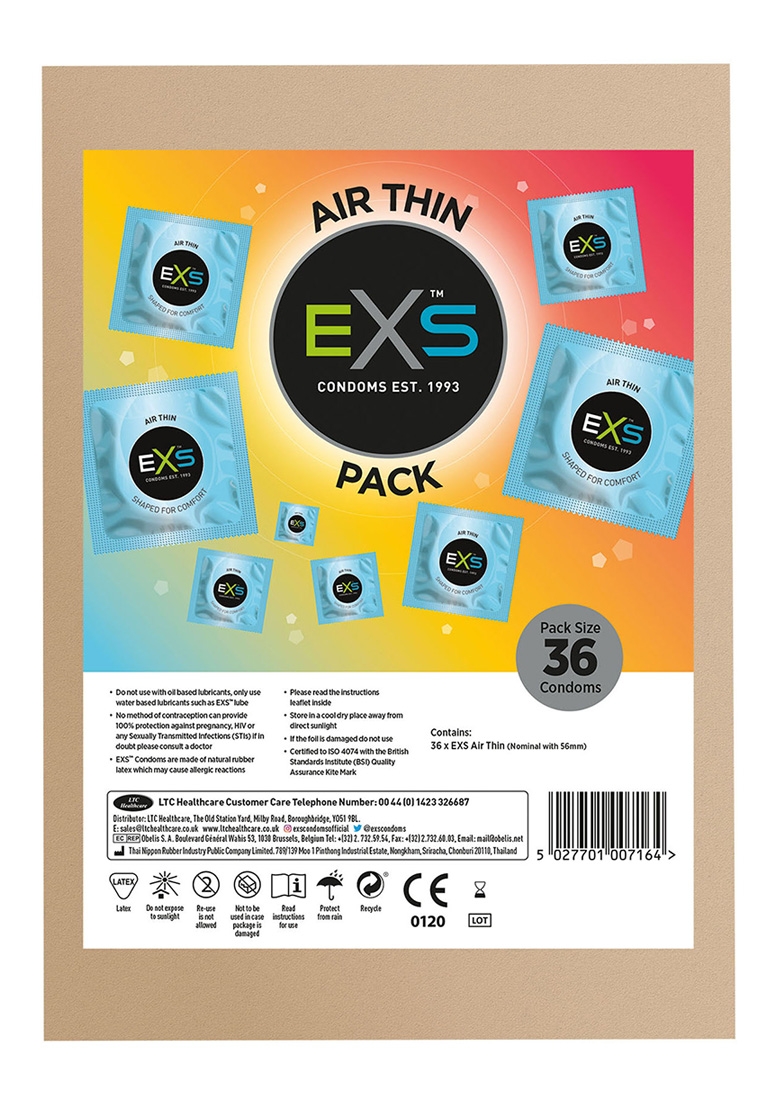 Презервативи EXS Air thin 36 бр.