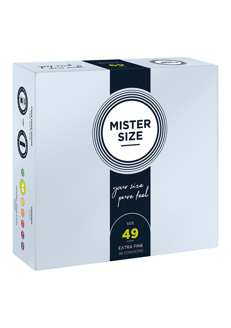 Презервативи Mister Size - Pure Feel - 49 mm - 36 бр.