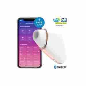 Въздушен импулсен стимулатор + вибрация Love Triangle - бял