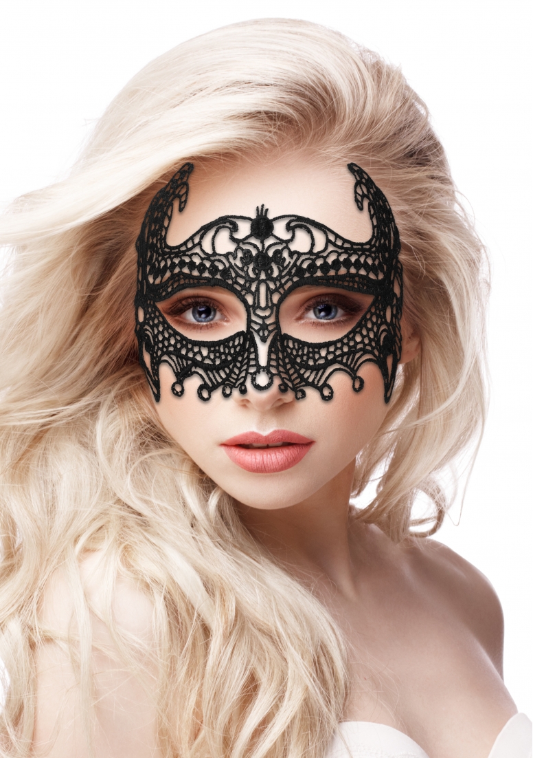 Дантелена маска Empress Black Lace