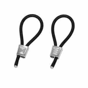 Електро секс пенис пристегач ElectraLoops - сребрист