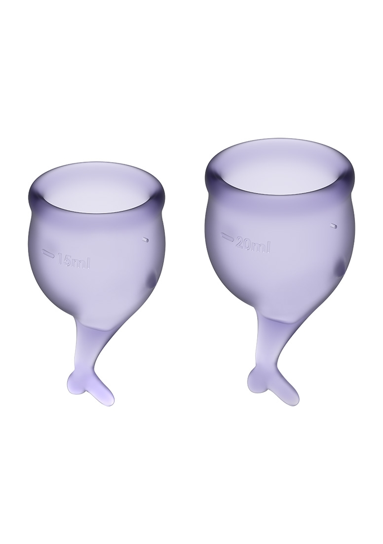 Менструална чашка SATISFYER- сигурна - лилава