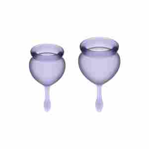 Менструална чашка SATISFYER- спокойна - лилава