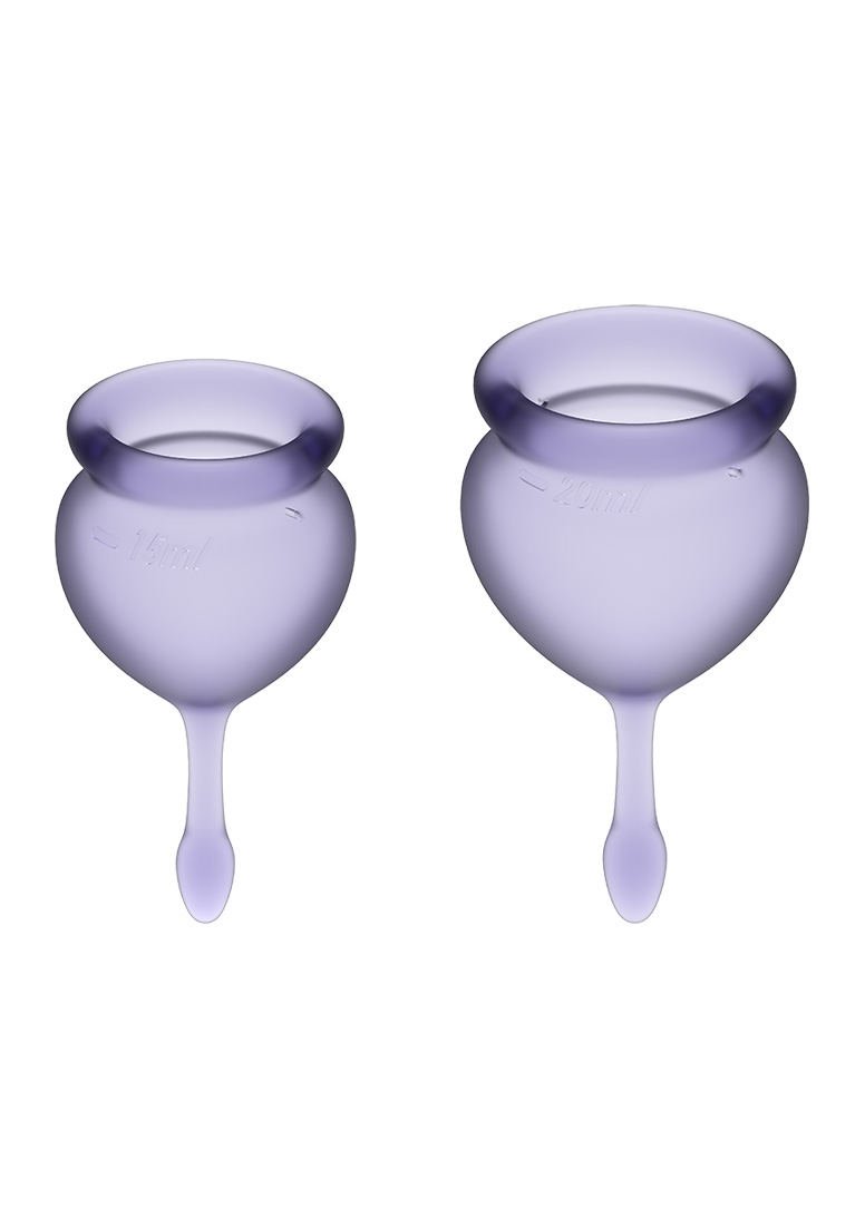 Менструална чашка SATISFYER- спокойна - лилава