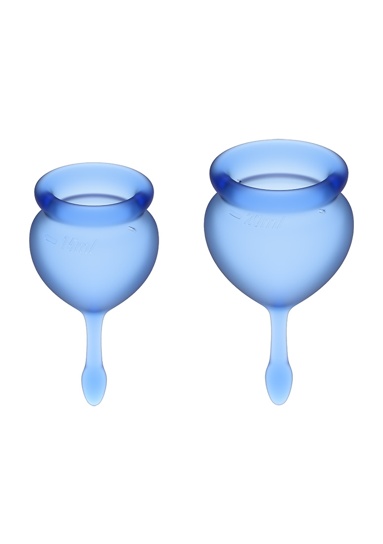 Менструална чашка SATISFYER- спокойна - синя