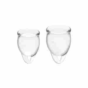 Менструална чашка SATISFYER- уверена - прозрачна