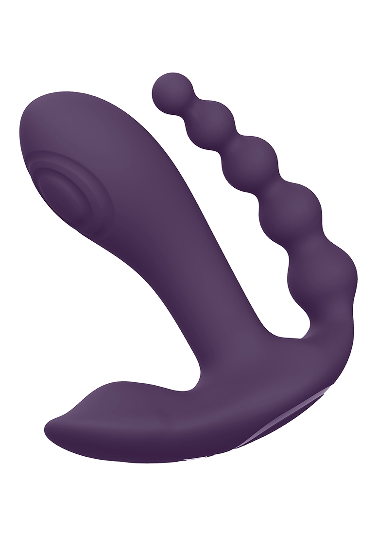 Пулсатор за двойно проникване Kata – лилав | Vibrator.bg