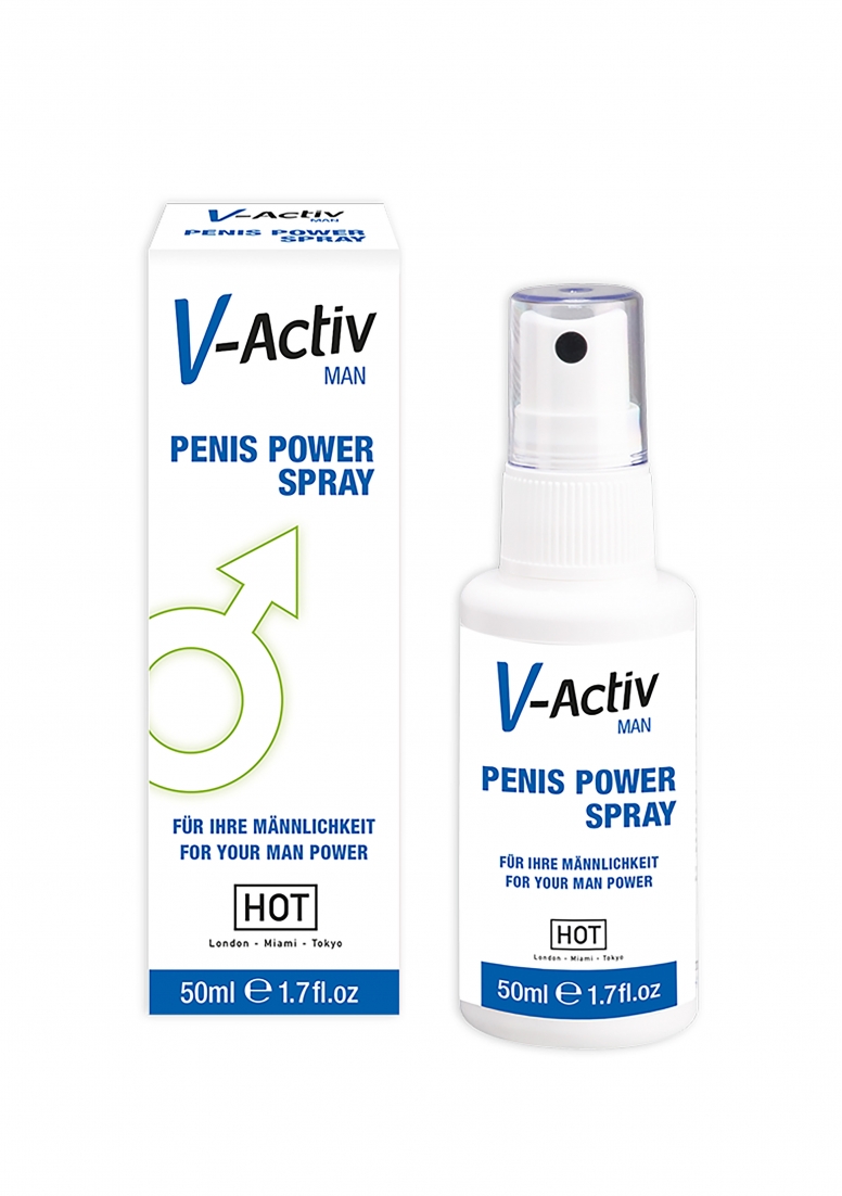 Възбуждащ спрей за мъже HOT V-Activ penis power  - 50 ml