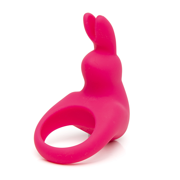 Вибриращ пенис пръстен Happy Rabbit - розов