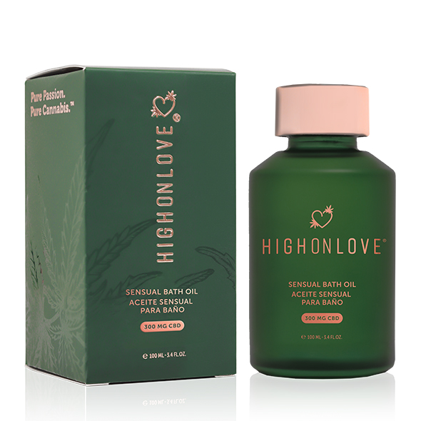 Олио за тяло HighOnLove - CBD Sensual Bath & Body Oil 100 ml