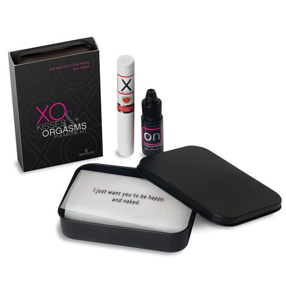 Комплект вибробалсам и олио Sensuva - XO Kisses & Orgasms Pleasure Kit