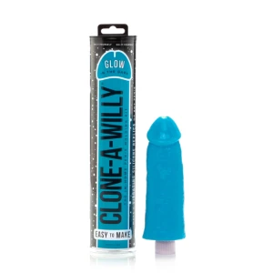 Комплект за изработка на отливка Clone-A-Willy - Kit - светещ в тъмното - син