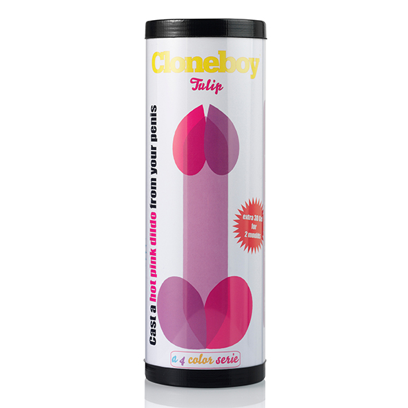 Комплект за изработка на отливка Cloneboy - Dildo Tulip Hot Pink