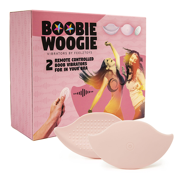 Вибратор за гърди FeelzToys - Boobie Woogie Remote Controlled