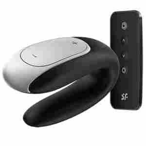 Вибратор за двойки Satisfyer - Double Fun Black