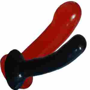 Комплект пенис колан с бикини и 2 дилда "SCARLET" 12 x 14 см