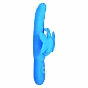 Вибратор Fluttering Butterfly - син
