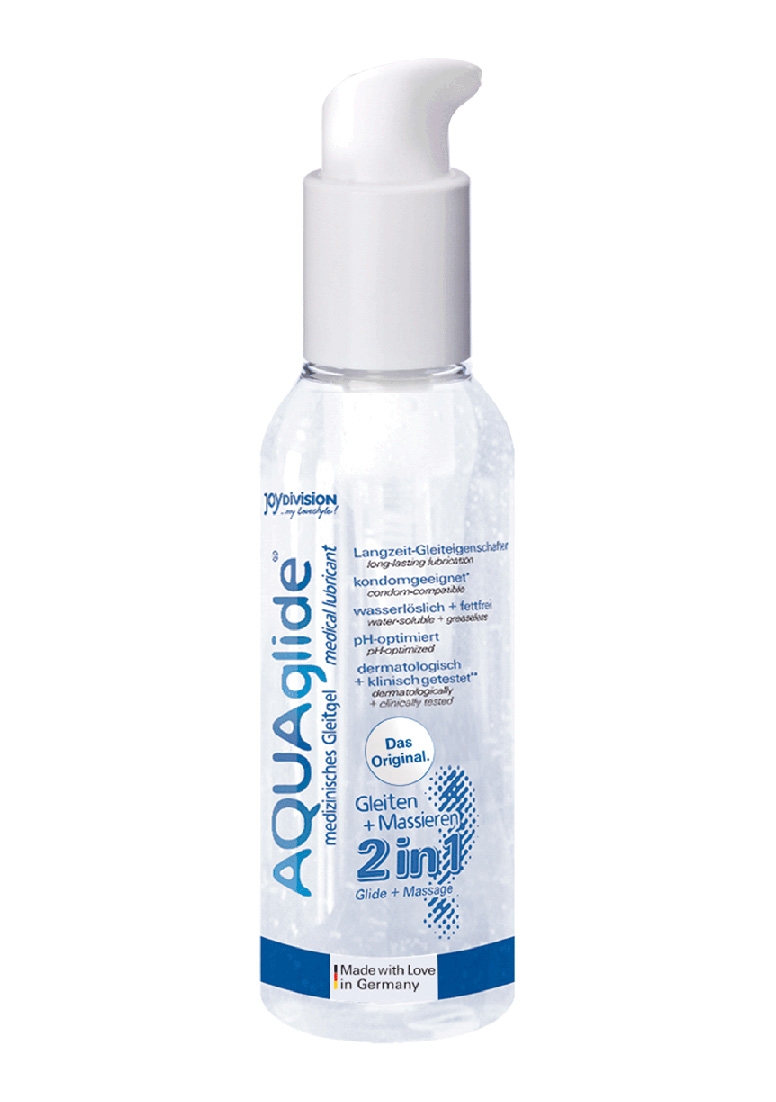 AQUAglide 2 in 1 - Lubricant and Massage Gel - 4 fl oz / 125 ml