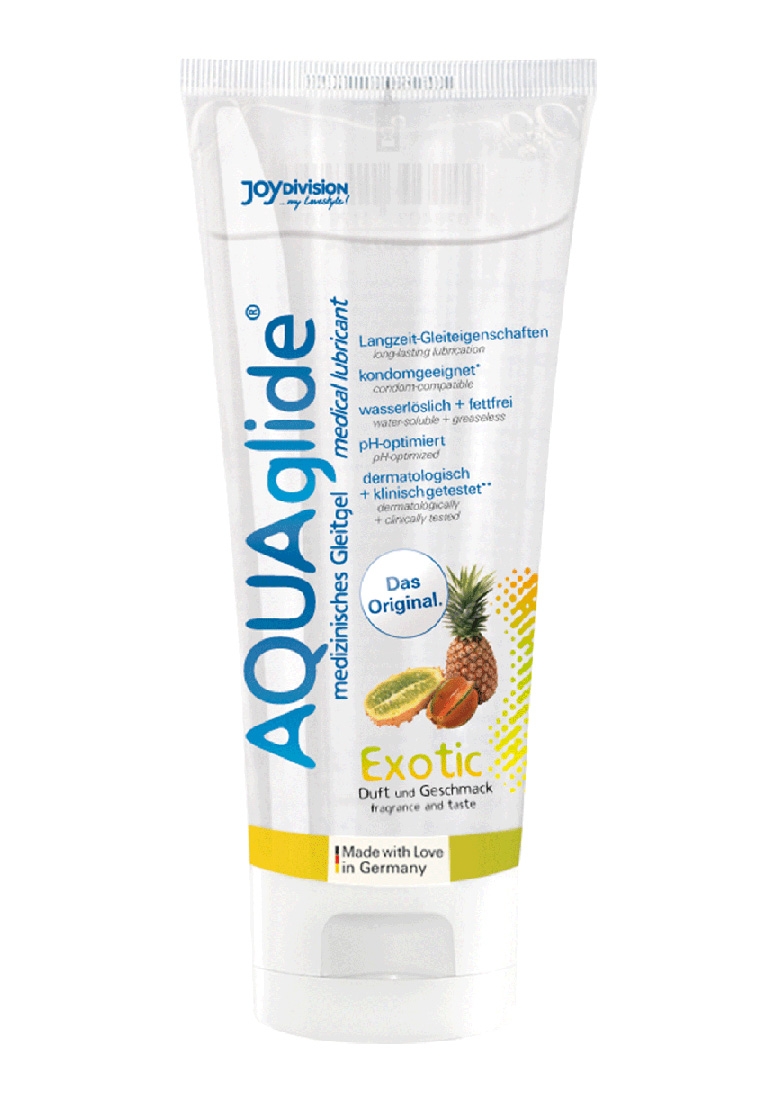 AQUAglide Neutral - Flavored Waterbased Lubricant - Exotic - 3 fl oz / 100 ml
