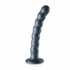 Beaded Silicone G-Spot Dildo - 6