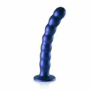Beaded Silicone G-Spot Dildo - 8'' / 20