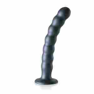 Beaded Silicone G-Spot Dildo - 8'' / 20