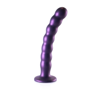 Beaded Silicone G-Spot Dildo - 8'' / 20