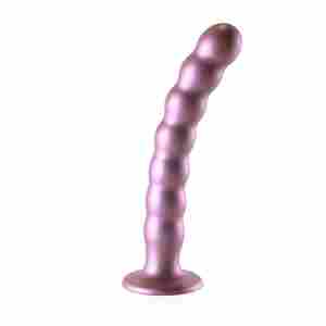 Beaded Silicone G-Spot Dildo - 8'' / 20