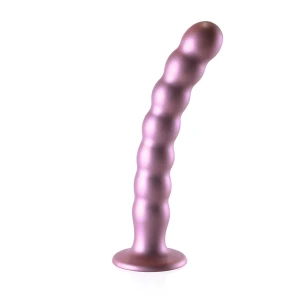 Beaded Silicone G-Spot Dildo - 8'' / 20