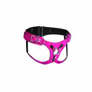 Bodice Deluxe - Leather Corset Harness - Purple