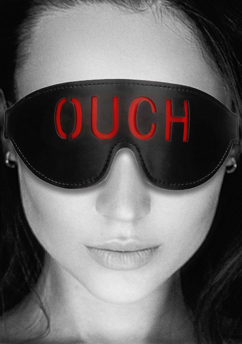 Bonded Leather Eye-Mask "Ouch"
