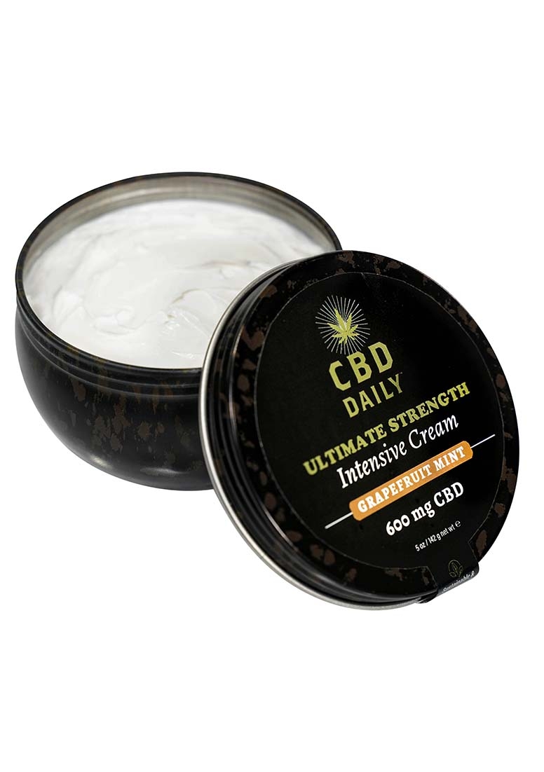CBD Daily Ultimate Strength Intensive Cream - Grapefruit Mint - 5 oz / 142 g
