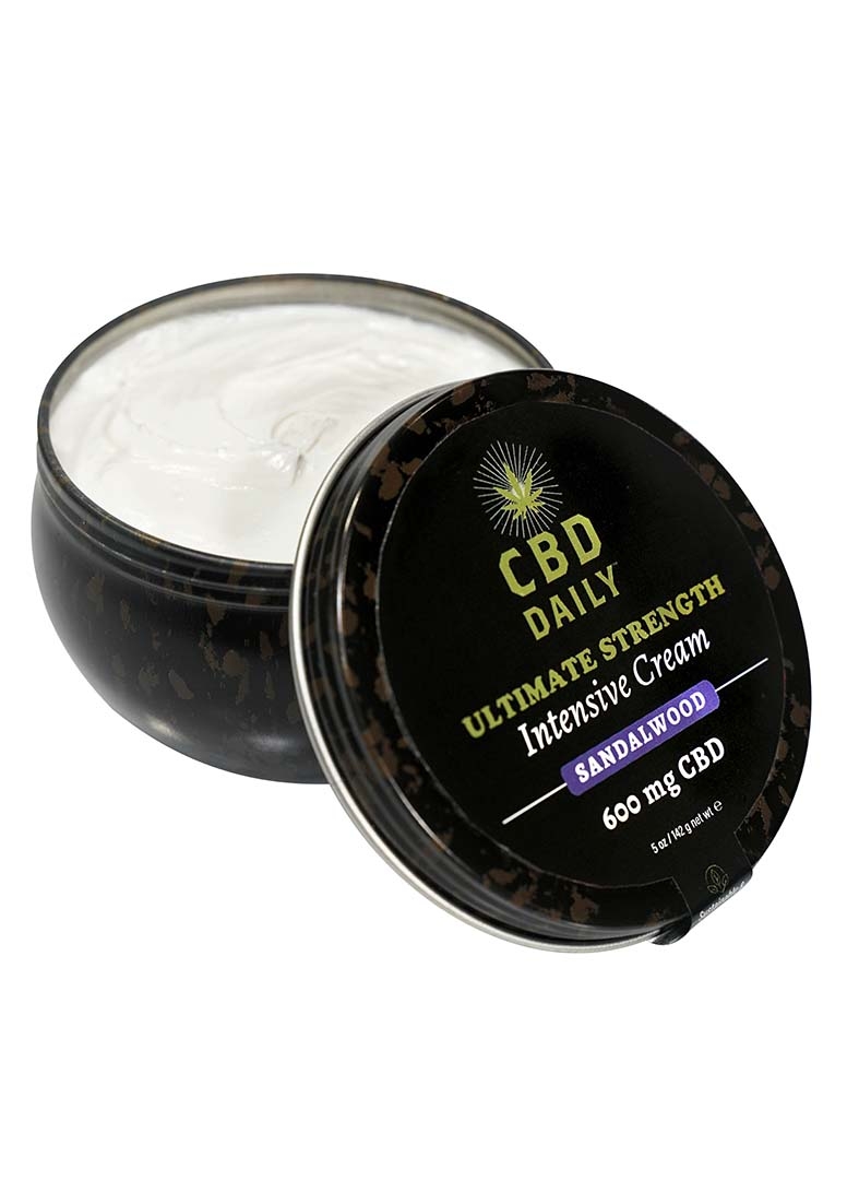 CBD Daily Ultimate Strength Intensive Cream - Sandalwood - 5 oz / 142 g