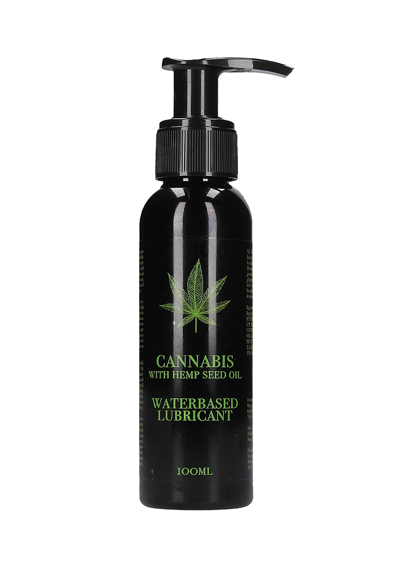 Cannabis with Hemp Seed Oil Water Based Lubricant - 3 fl oz / 100 ml
