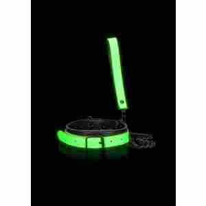 Collar and Leash - Glow in the Dark