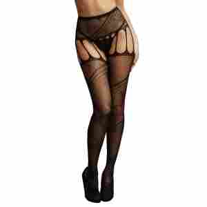 Crotchless Cut-Out Pantyhose - One Size