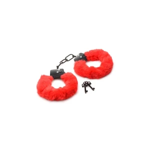 Cuffed in Fur Hairy Handcuffs