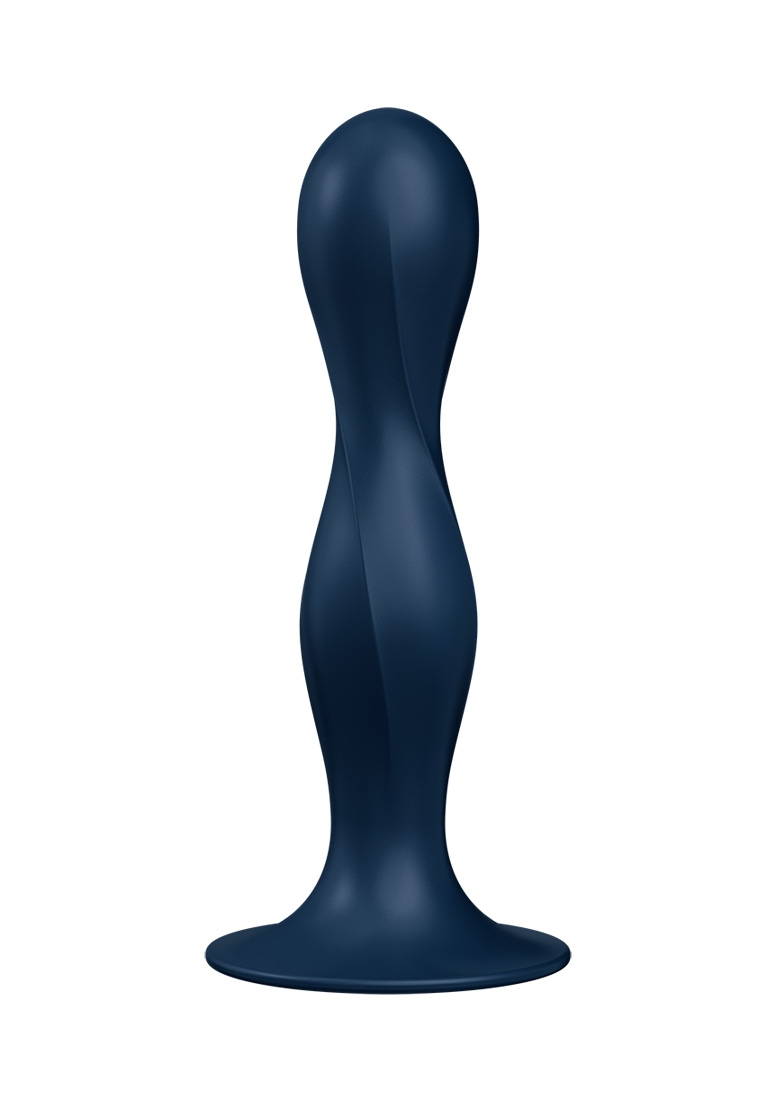 Double Ball-R - Weighted Dildo - Dark Blue