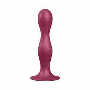 Double Ball-R - Weighted Dildo - Red