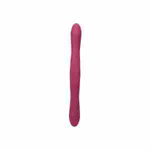 Duet -  Double Ended Vibrator with Wireless Remote - Berry