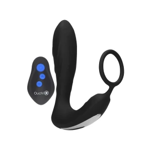 E-stim Vibrating Butt Plug & Cockring