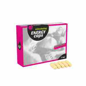Energy Caps - Stimulating Pills for Women - 5 Pieces