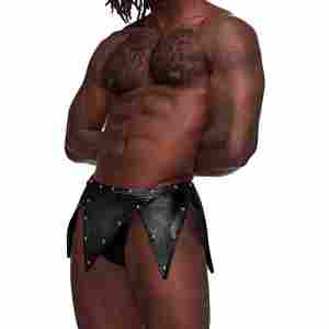 Fetish Eros - Gladiator Kilt Design with an Attached Thong - S/M