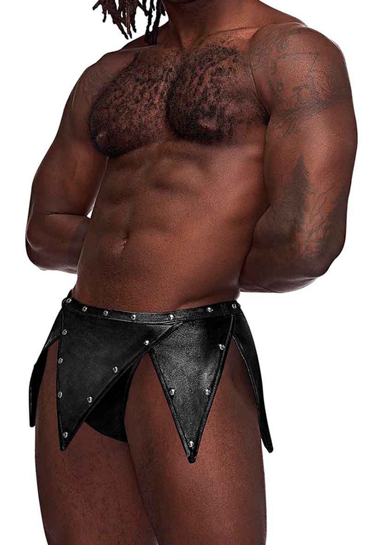 Fetish Eros - Gladiator Kilt Design with an Attached Thong - S/M