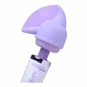 Flutter Tip Silicone Wand Attachment - Purple