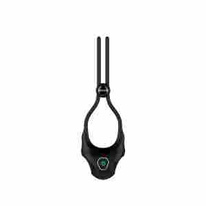 Forge - Vibrating Adjustable Lasso Silicone Cock Ring - Black
