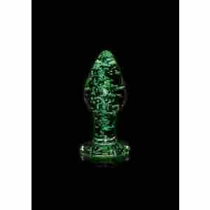 Glass Butt Plug - Glow in the Dark - Large