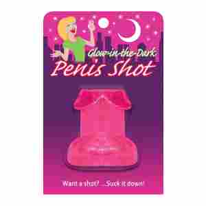 Glow-in-the-Dark Penis Shot - Pink